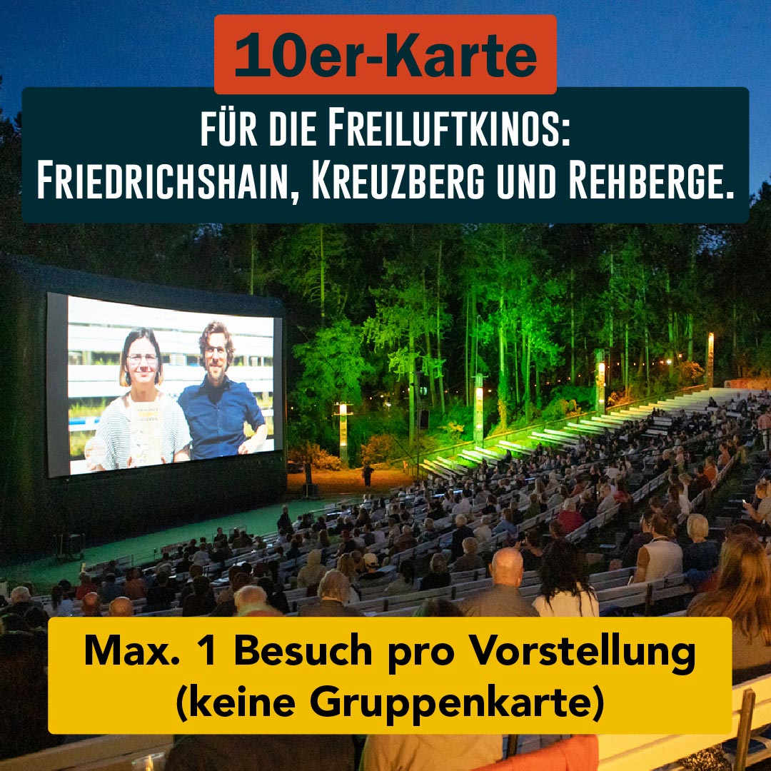10er Karte für Freiluftkinos