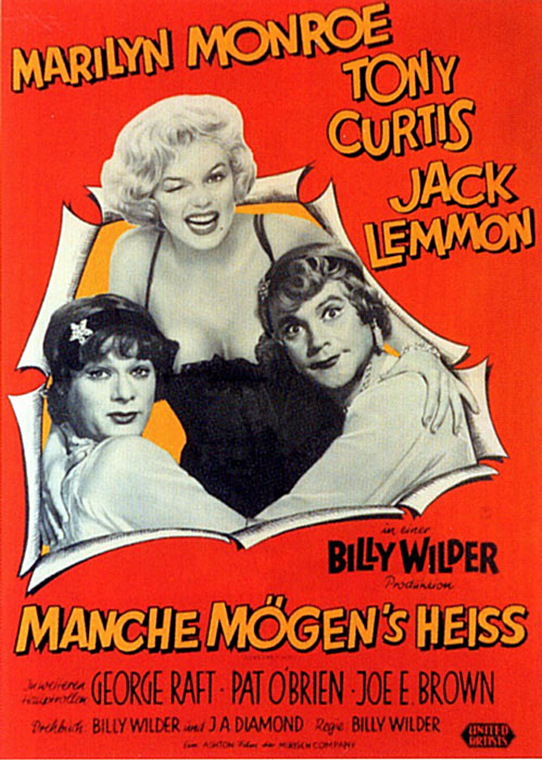 Filmplakat:  Happy Birthday Marilyn Monroe  Manche mögen’s heiß
