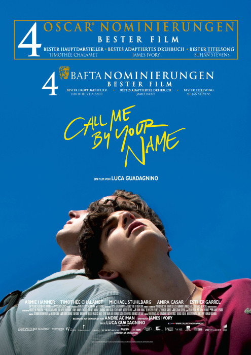 Filmplakat: Ausverkauft: Call me by your Name