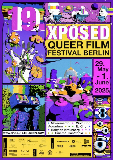 Webseite mit mehr Informationen über 'XPOSED Open Air 2025: Queer Short Films' aufrufen: