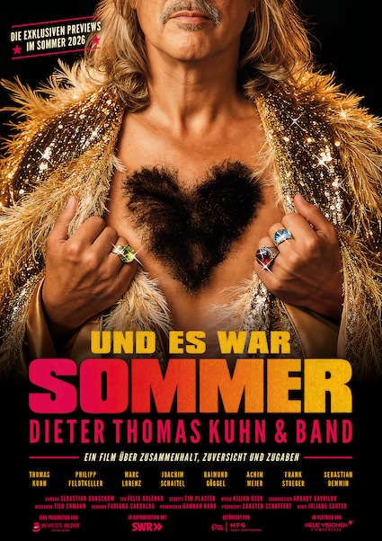 Filmplakat:  Einlass ab 19.45  Preview: Und es war Sommer – Dieter Thomas Kuhn und Band  in Anwesenheit von Dieter Thomas Kuhn, Philipp Feldtkeller und ihrer Gitarre  