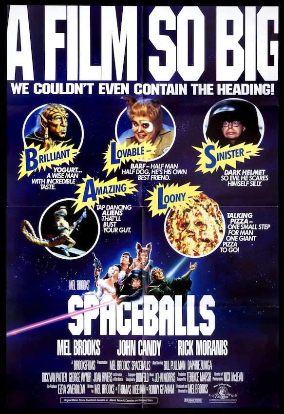 Filmplakat: Tuesdays in Space  Mel Brooks - Space Balls (1987)