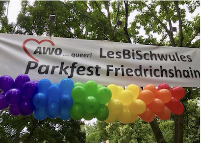 Filmplakat: Queeres Parkfest Friedrichshain 2026