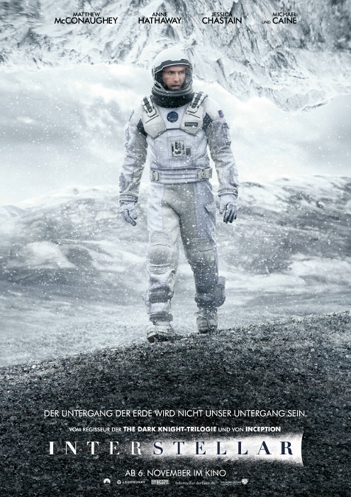 Filmplakat: Tuesdays in Space  Christopher Nolan - Interstellar (2014)